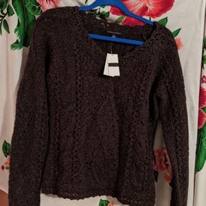 Olive Long sleeve Knit Sweater Banana Republic M